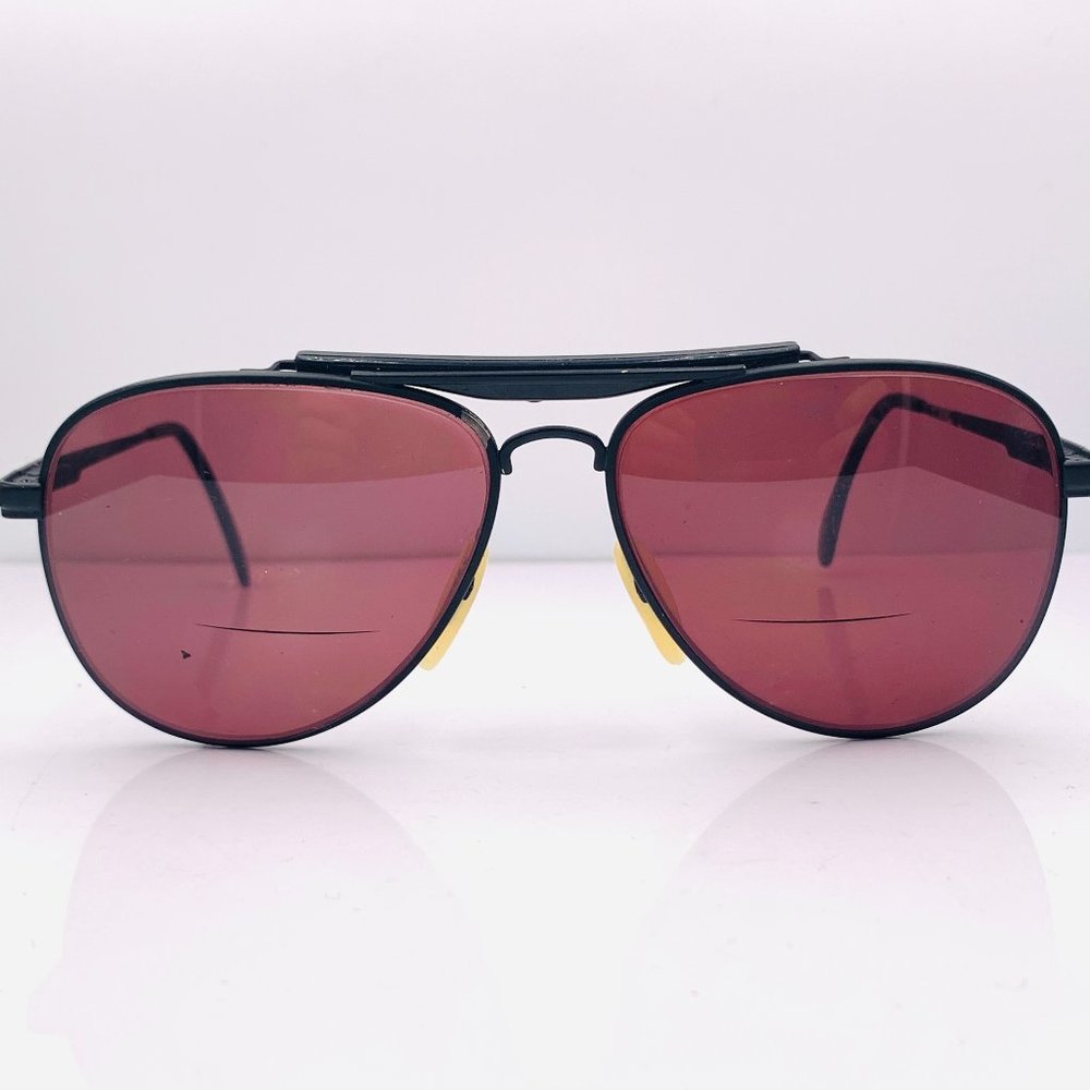 Vintage Titmus EX252 Black Metal Aviator Sunglasses Frames RX